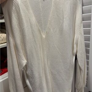 1. State White Ribbed Knit Top